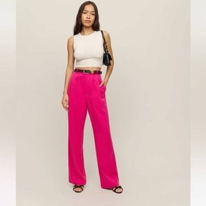 Reformation Pink Mason Pant 2P